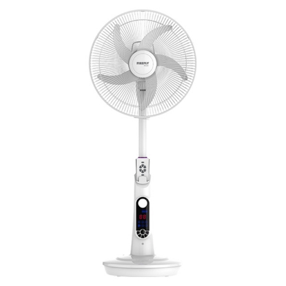Rechargeable 16" Fan with Innovative Digital LED Display and Remote Control