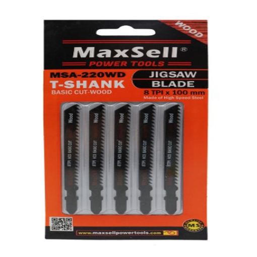 Picture of MaxSell Basic Cutting T-Shank Jigsaw Blade for Wood, MSA-220WD