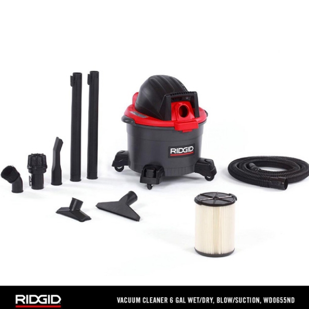 RIDGID Wet and Dry Vacuum Cleaner 6 Gallons