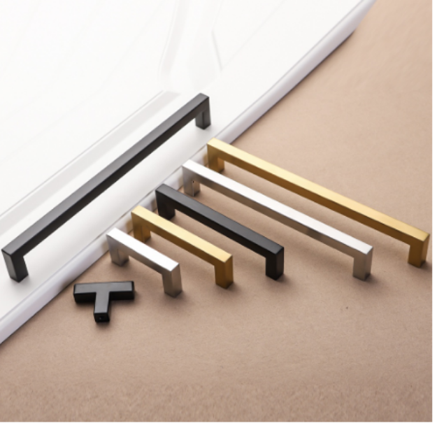 STAINLESS STEEL 201 Cabinet Handle Square 