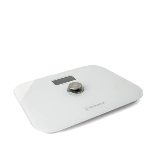 Picture of WESTINGHOUSE BATTERY-FREE BATHROOM WEIGHING SCALE -  WHWHSB0001WH