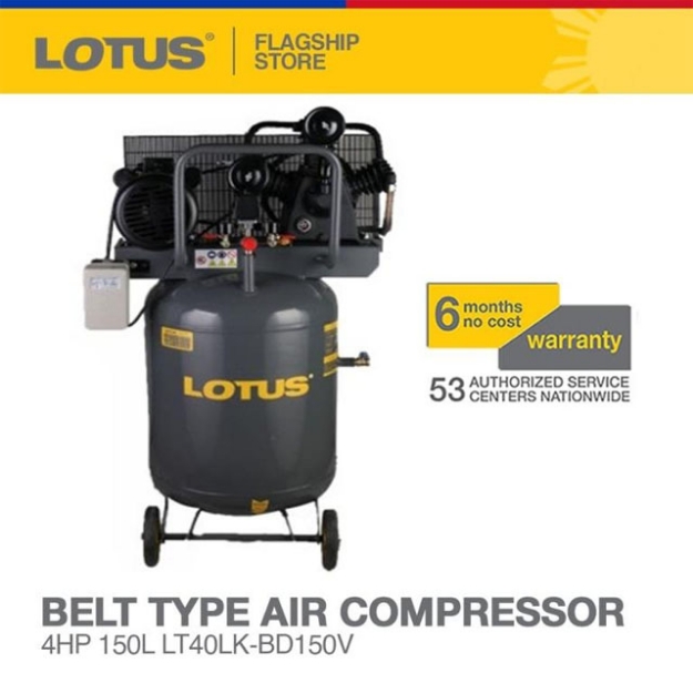 Picture of LOTUS 4HP 150L Air Compressor Belt Type LT40LK-BD150V