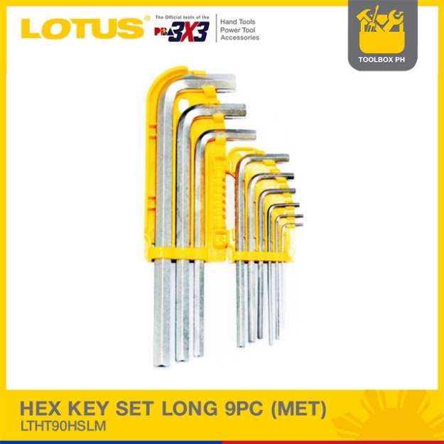Picture of LOTUS Ball Point Hex Key Set 9pc LTHT90BHLM