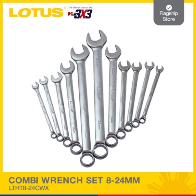 Picture of LOTUS 11pc Combination Wrench Set LTHT8-24CWX