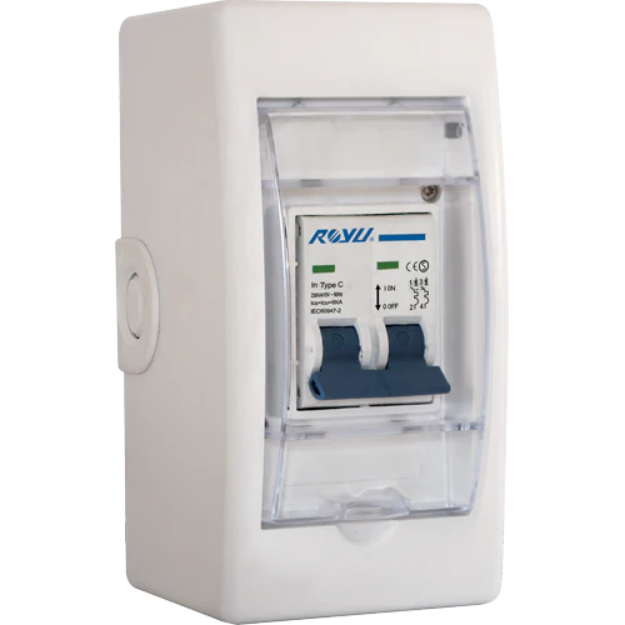 Royu Mini Safety Breaker 32A with Cover and Outlet