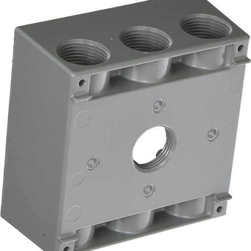 Picture of 2 Gang Rectangular WP Box