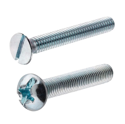 Picture of GI STOVE BOLT  ROUND HEAD / FLAT HEAD  (GI STOVE BOLT  R/H,F/H )