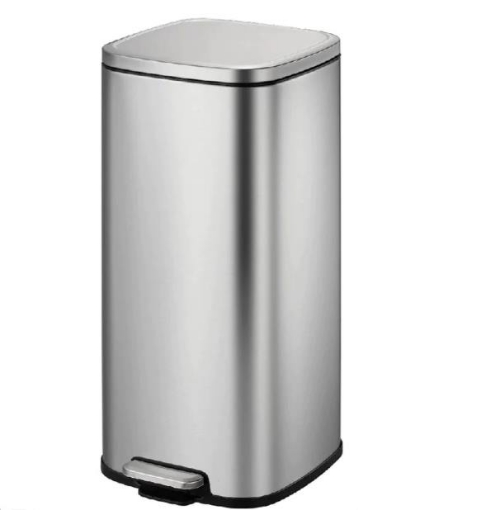 Picture of EKO STELLA STEP BIN 30L BRUSHED STAINLESS STEEL - ESSBBSS4200