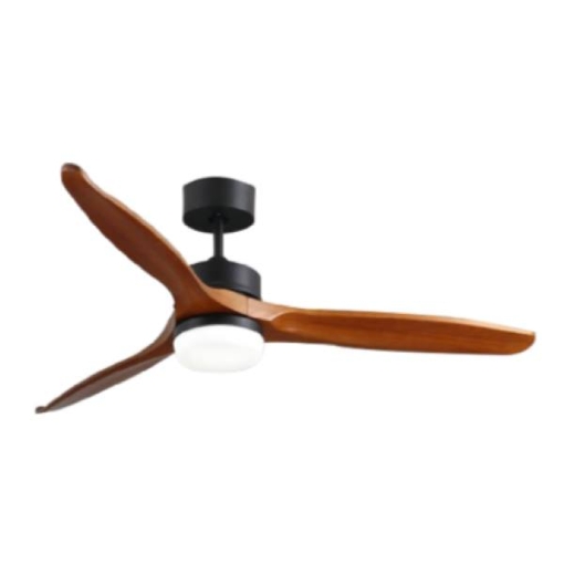 Picture of ACO NEST ARIA 3-BLADE CEILING FAN WITH LED LIGHT 52" RUBBED BRONZE
