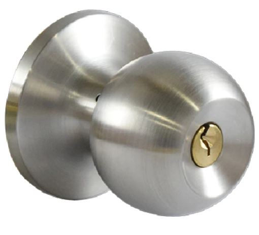 Picture of GATEMAN KNOBSET TUBULAR ENTRANCE SATIN STAINLESS STEEL YLGM5877TS/S