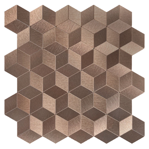 Picture of HOMER SA TILE 28.3X27.2X0.40CM 3D COPPER