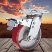 Heavy duty Caster Wheel Swivel With Lock