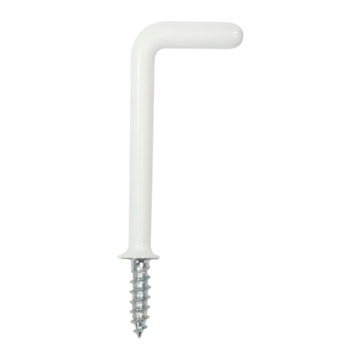 Picture of MILLER SQUARE HOOK PVC COATED 1INCHES 20-PC WHITE