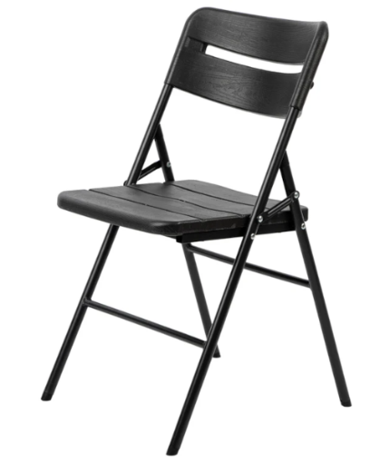 Picture of HOMER FOLDABLE WOOD GRAIN CHAIR LIGHTWEIGHT INDOOR AND OUTDOOR SEAT HOMXM52GRY