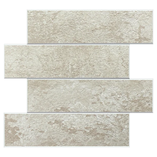 Picture of HOMER STRAIGHT LAY BEIGE SELF-ADHESIVE WALL TILES 10 PACK PEEL AND STICK BACKSPLASH HOMS8019B