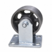 Picture of 5" Trolley Pure Iron Wheel Caster Specifications (HQ) ,  Caster Heavy Duty Wheel Fixed, Swivel (With Lock & W/Out lock)