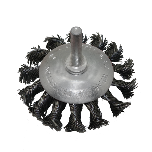 Picture of MaxSell Bevel Knotted with 1/4 Shank Wire Brush, MBK-7375