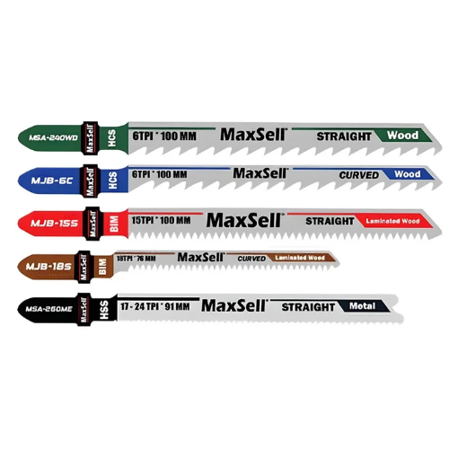 Picture of MAXSELL JIGSAW BLADE SET, MJB-10WLM