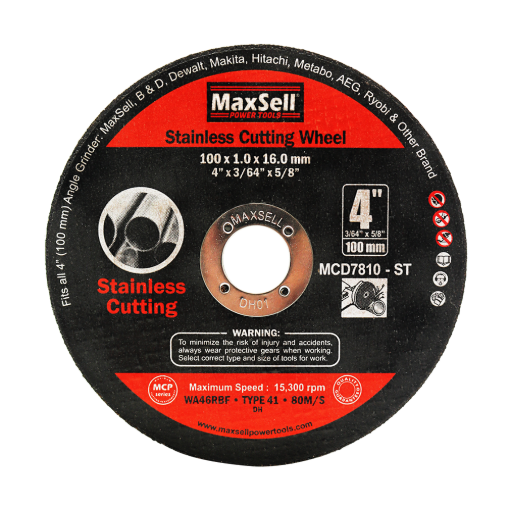 Picture of MaxSell Stainless Cutting Wheel, MCD7810-ST