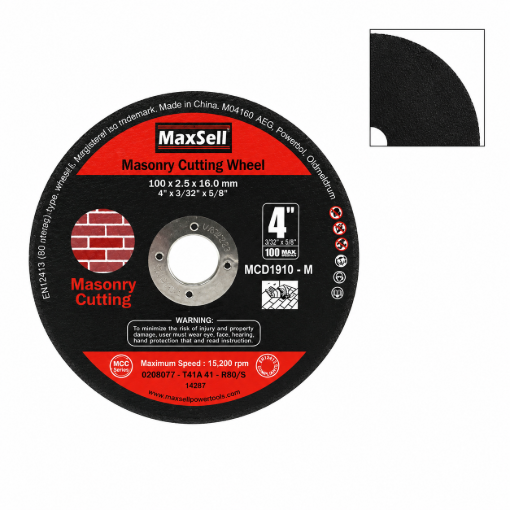Picture of MaxSell Masonry Cutting Wheel for Masonry, MCD1910-M