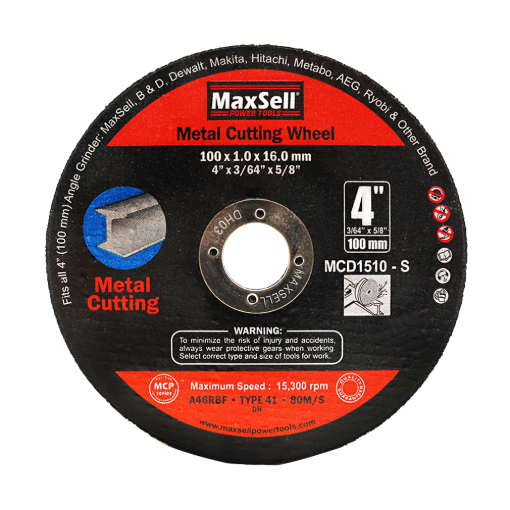 Picture of MaxSell Metal Cutting Wheel, MCD1510-S