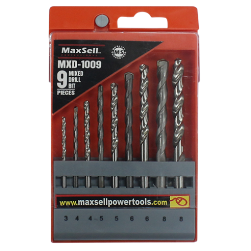 Picture of MAXSELL MIXED DRILL BIT SET, MXD-1009