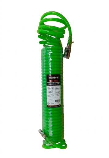 Picture of MAXSELL 10M RECOIL PU PNEUMATIC AIR HOSE, MAH-10M