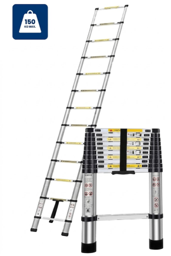Picture of TRUMP LADDER STRAIGHT SIDE TELESCOPIC LADDER, TR-ATLS8