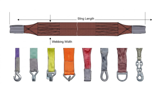 Picture of MAXLIFT WEBBING SLING (LIFTING BELT), LWS-1T6M