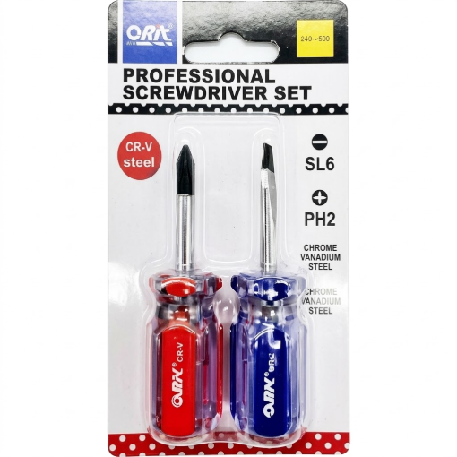 Picture of OSK TOOLS USA STUBBY SCREWDRIVER SET, 104-2KIT