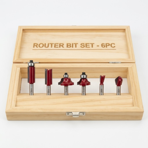 Picture of S-Ks Tools USA ROUTER BIT SET, RB-Y6