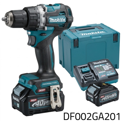 Picture of Makita 40Vmax XGT BL XPT Cordless 13 mm (1/2") 65 N·m (580 in.lbs.) Driver Drill, DF002GA201