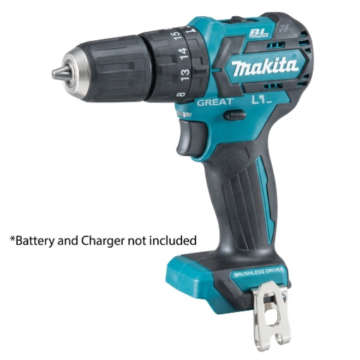 Picture of Makita 12Vmax CXT BL XPT Cordless 10 mm (3/8") 32 N·m Driver Drill, DF332DZ