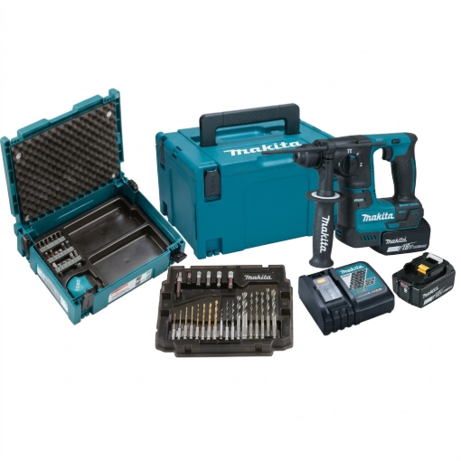 Picture of Makita 18V LXT BL XPT Cordless 17 mm (11/16") Rotary Hammer (SDS-PLUS), DHR171FJX1